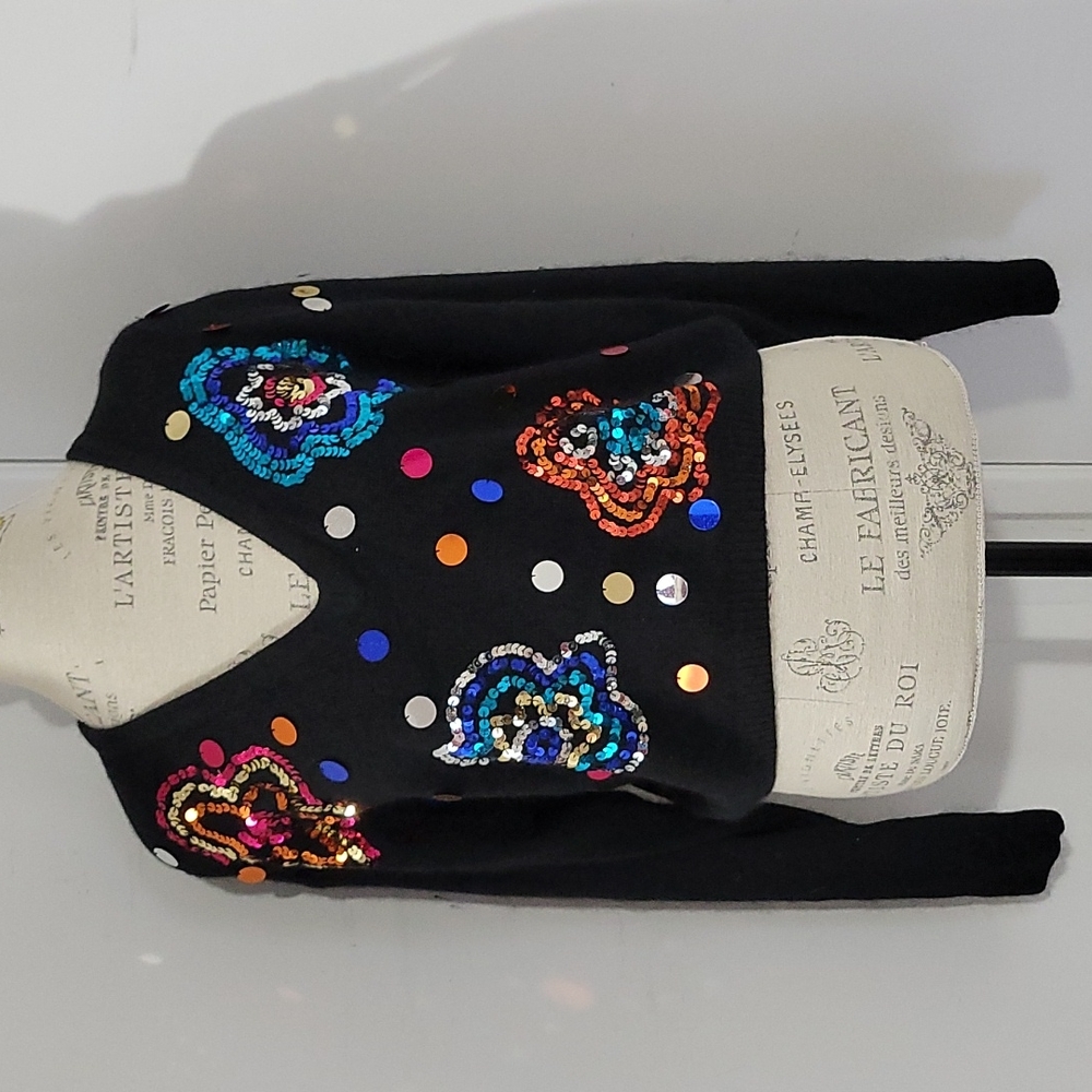 MY Embelished Cropped Sweater